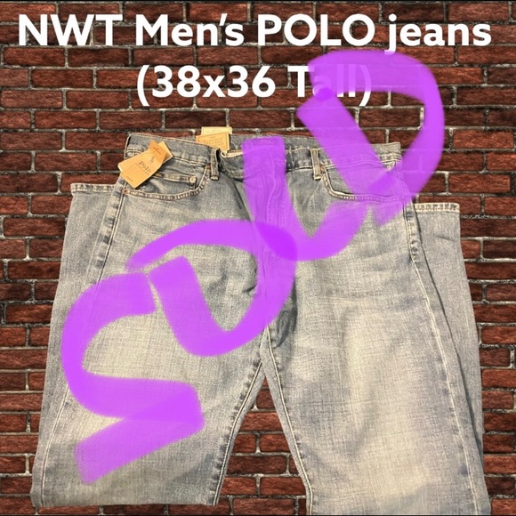 Polo Ralph Lauren Other - NWT Men’s Ralph Lauren POLO jeans - tall size  (38Tx36)
